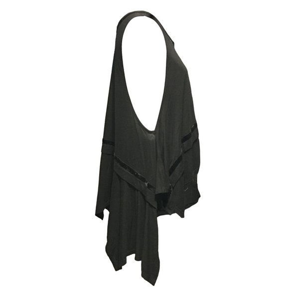 Escaladya European Black Viscose Top - Large - Picture 2 of 4